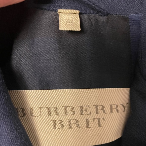 Burberry leather and wool jacket - Picture 8 of 9